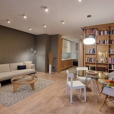 Rent of a stylish 2-room apartment, 65 m², city center, Belgrade, Serbia